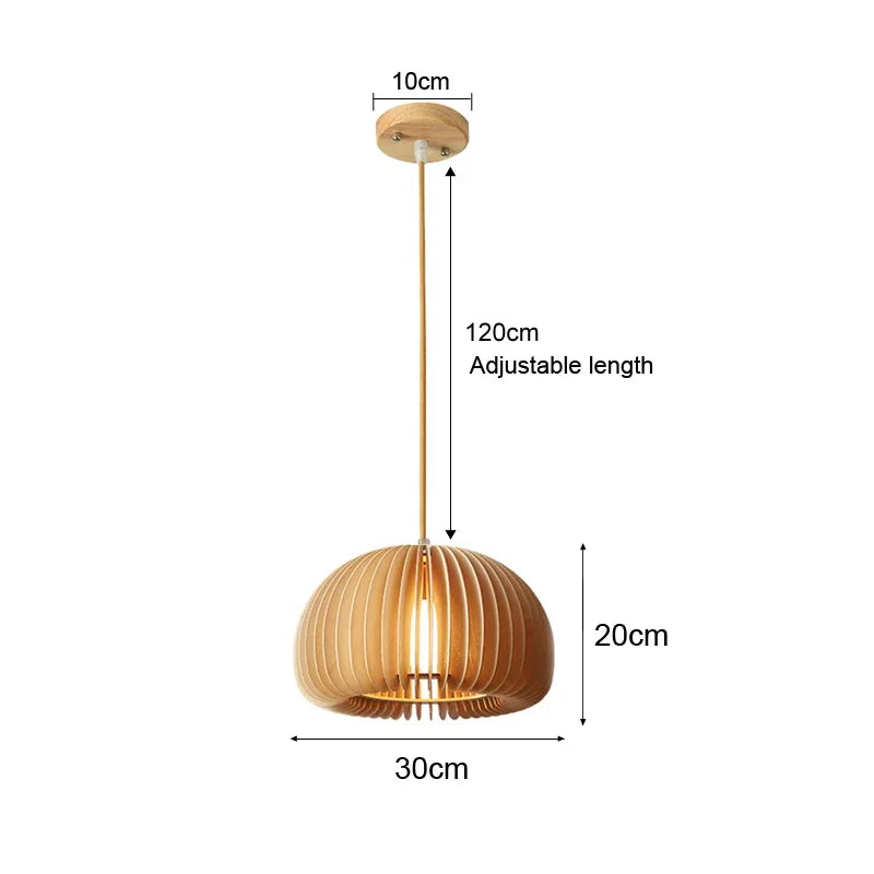 Suspension Canopée — rotin et bambou tressés