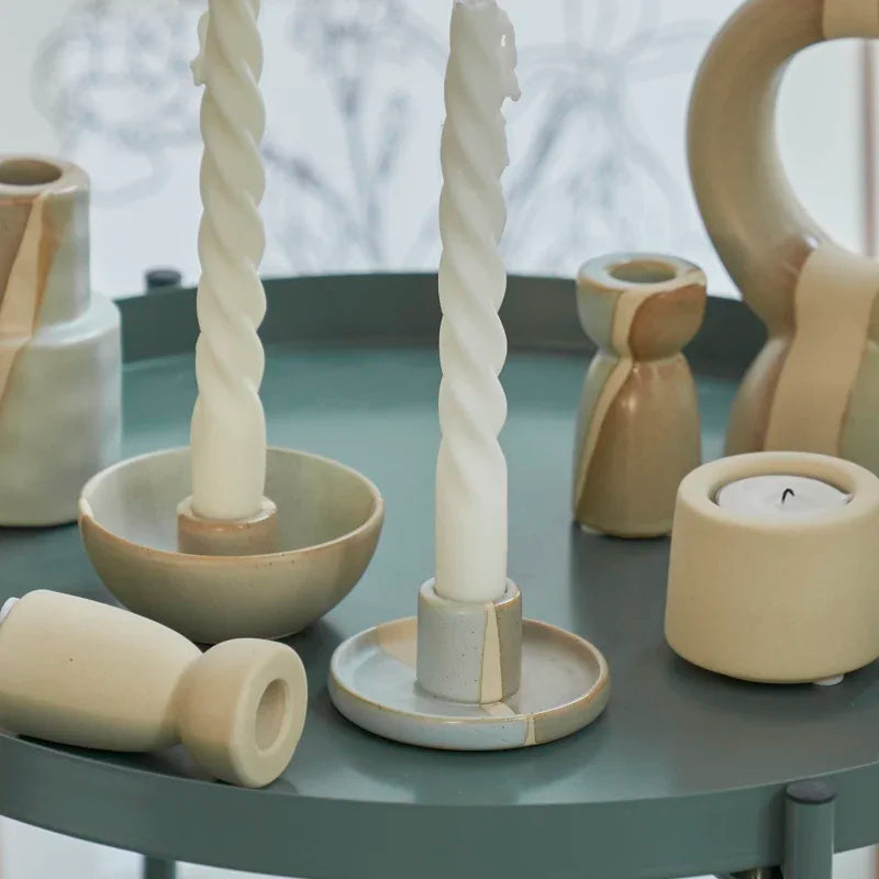 Bougeoirs Argile — céramique mate
